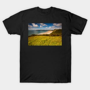 Oxwich Bay from Little Tor, Gower T-Shirt